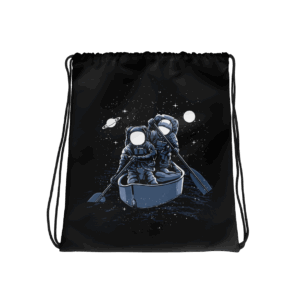 Across The Galaxy Drawstring Bag Mockup