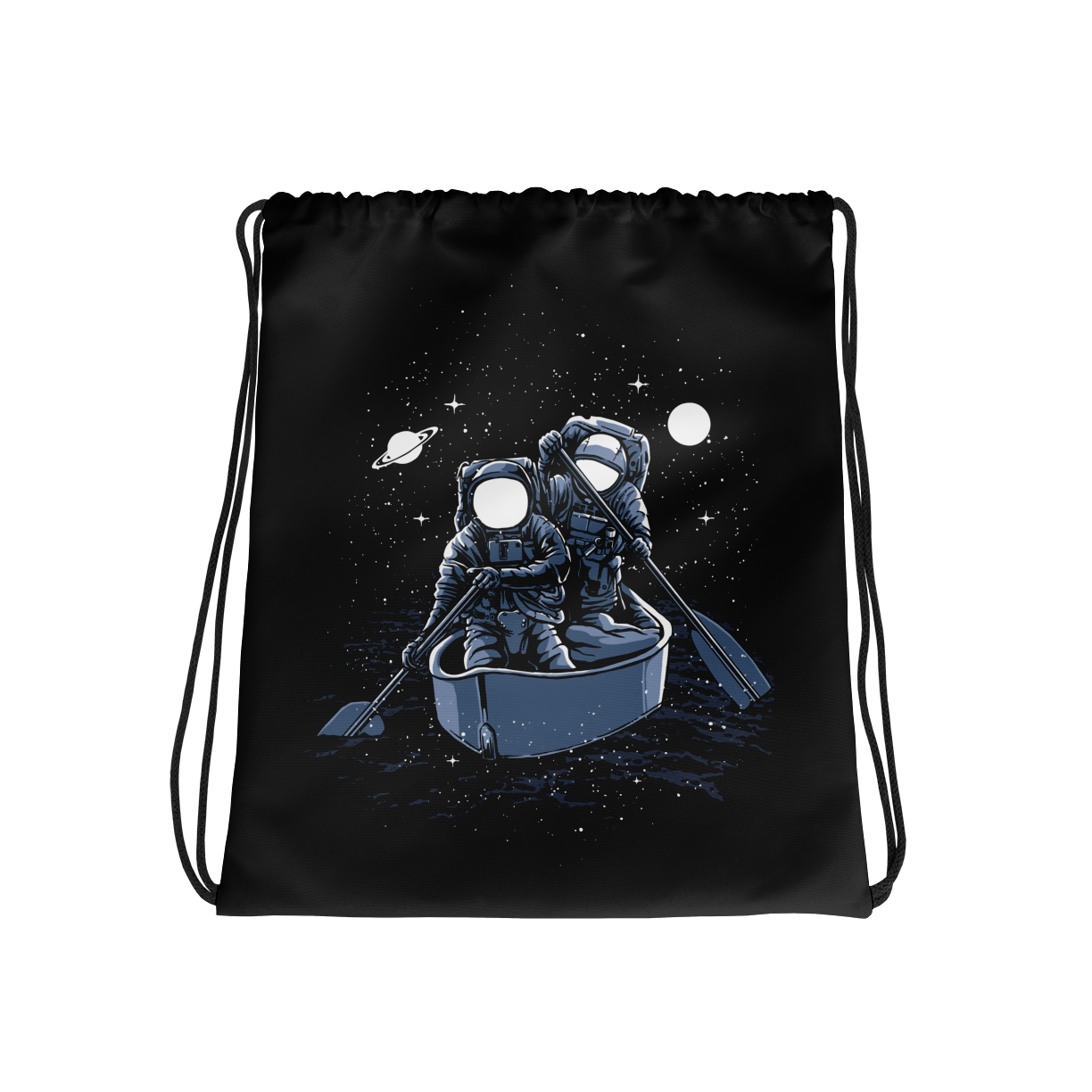 Across The Galaxy Drawstring Bag Mockup