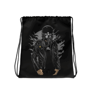 Aviator Bad Boy Drawstring Bag Mockup