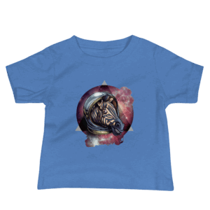 Cosmic Zebra Baby Top Mockup