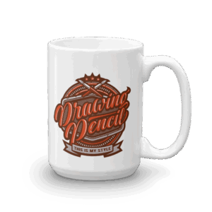 Drawing Pencil Mug Mockup