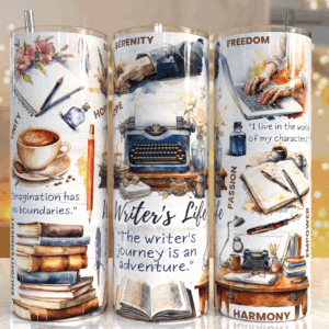 Writer's Life Tumbler Mockup
