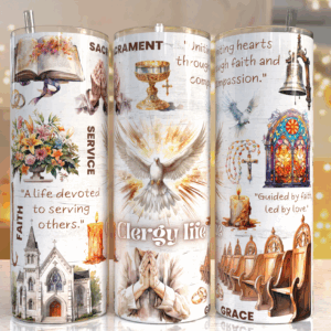 Clergy Life Tumbler Mockup