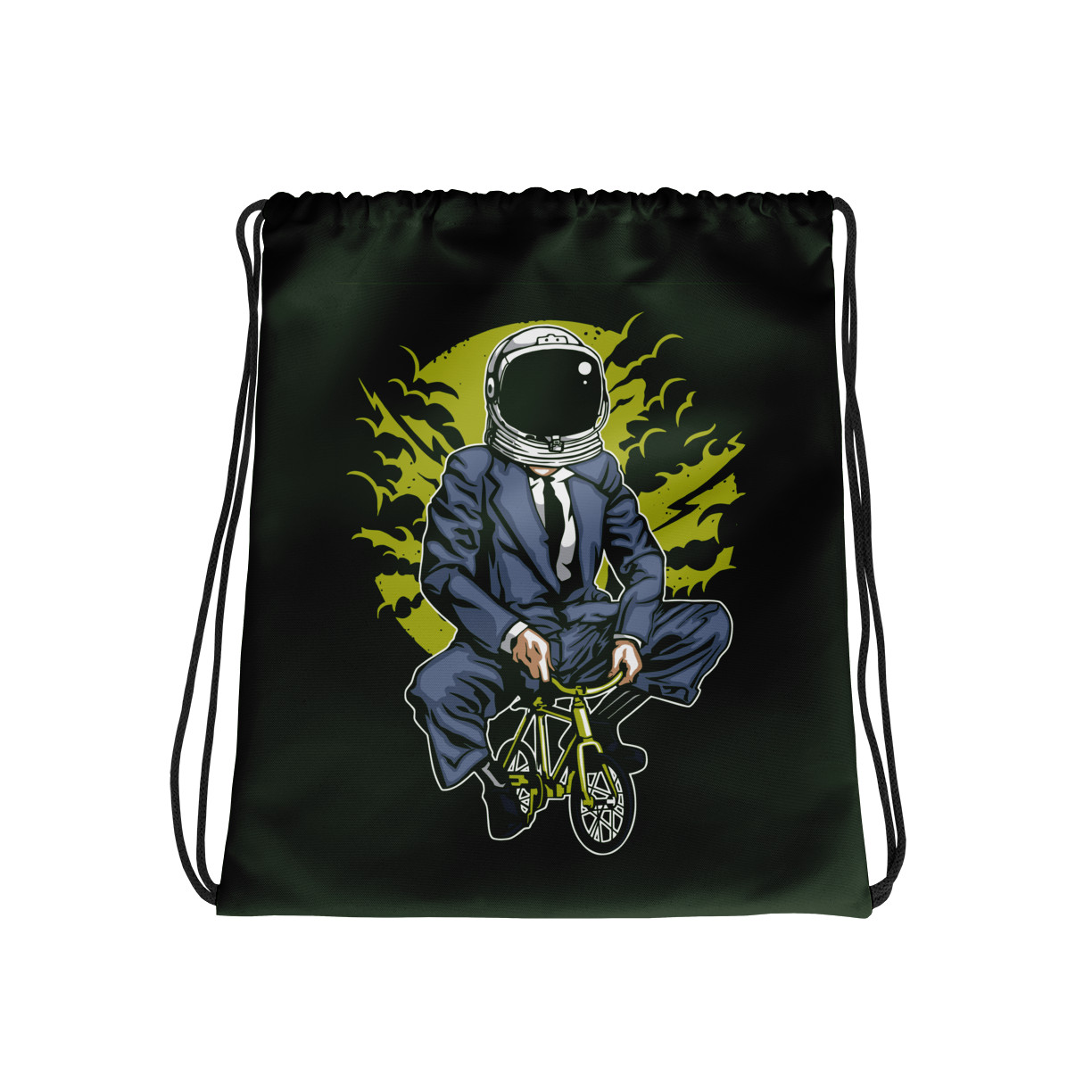 Astronaut Suit Drawstring Bag Mockup