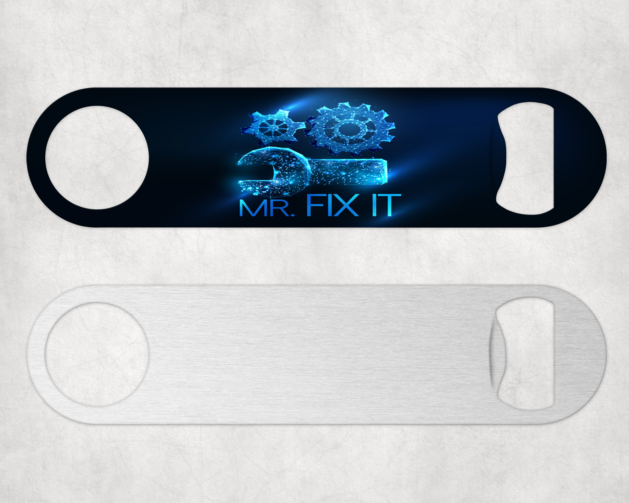 Mr. Fix It Bottle Opener Mockup