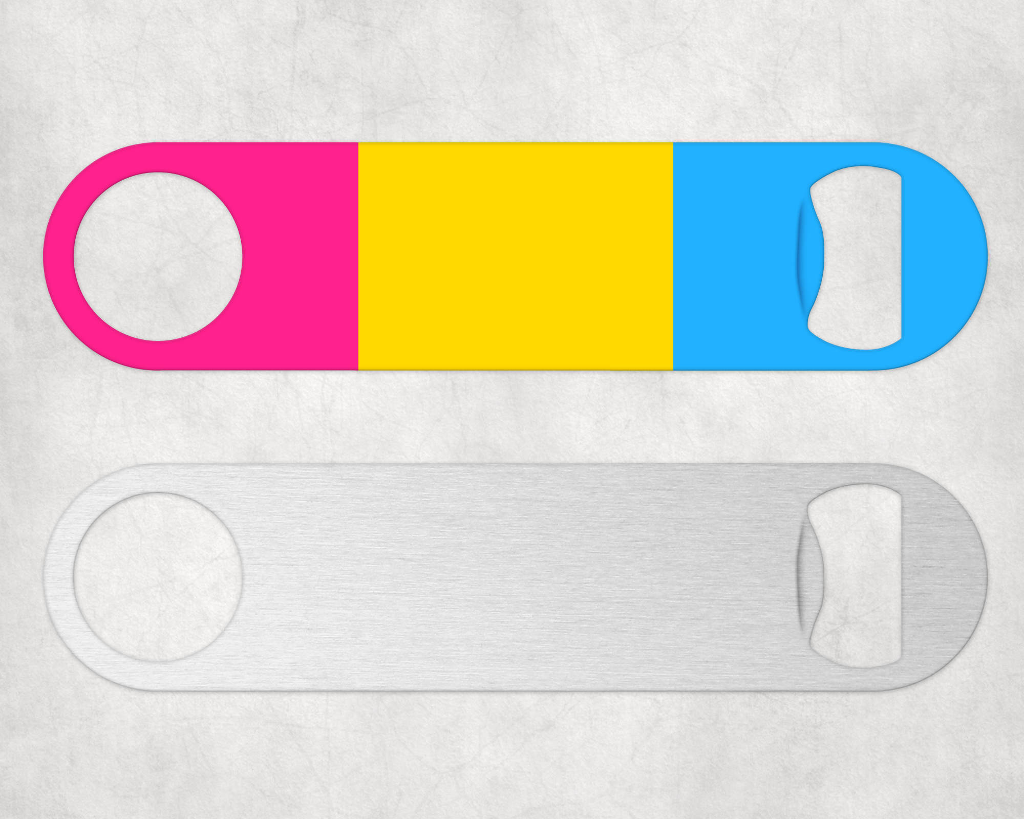 Pansexual Bottle Opener Mockup