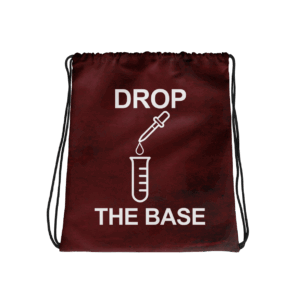 Drop The Base Drawstring Bag Mockup