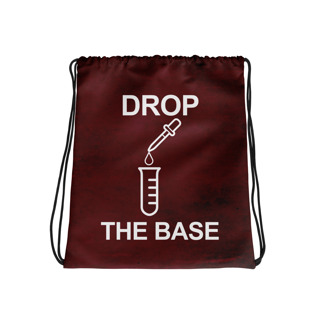 Drop The Base Drawstring Bag Mockup