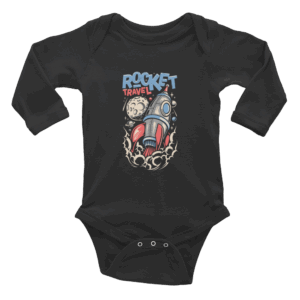 Rocket Travel Baby Mockup