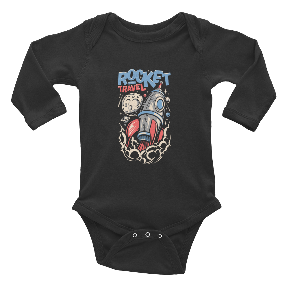 Rocket Travel Baby Mockup