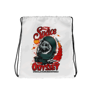 Space Odyssey Drawstring Bag Mockup