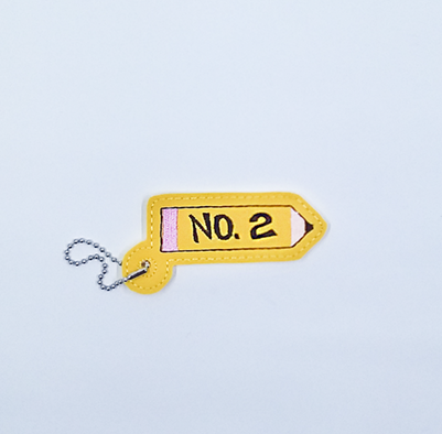 No. 2 Pencil Bag Dangle