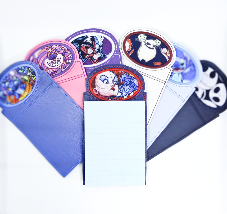 Embroidered Notepad Holders