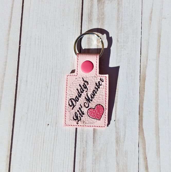 Daddy's Lil' Monster Key Fob
