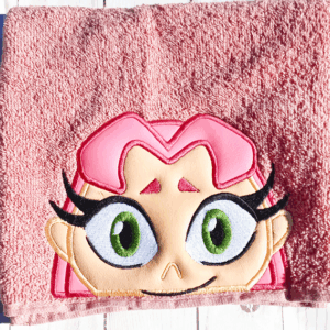 Star Princess Hooded Towel