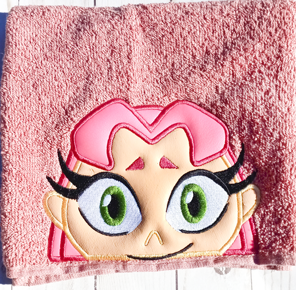 Star Princess Hooded Towel