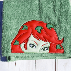 Poison Plant Girl Hooded Towel