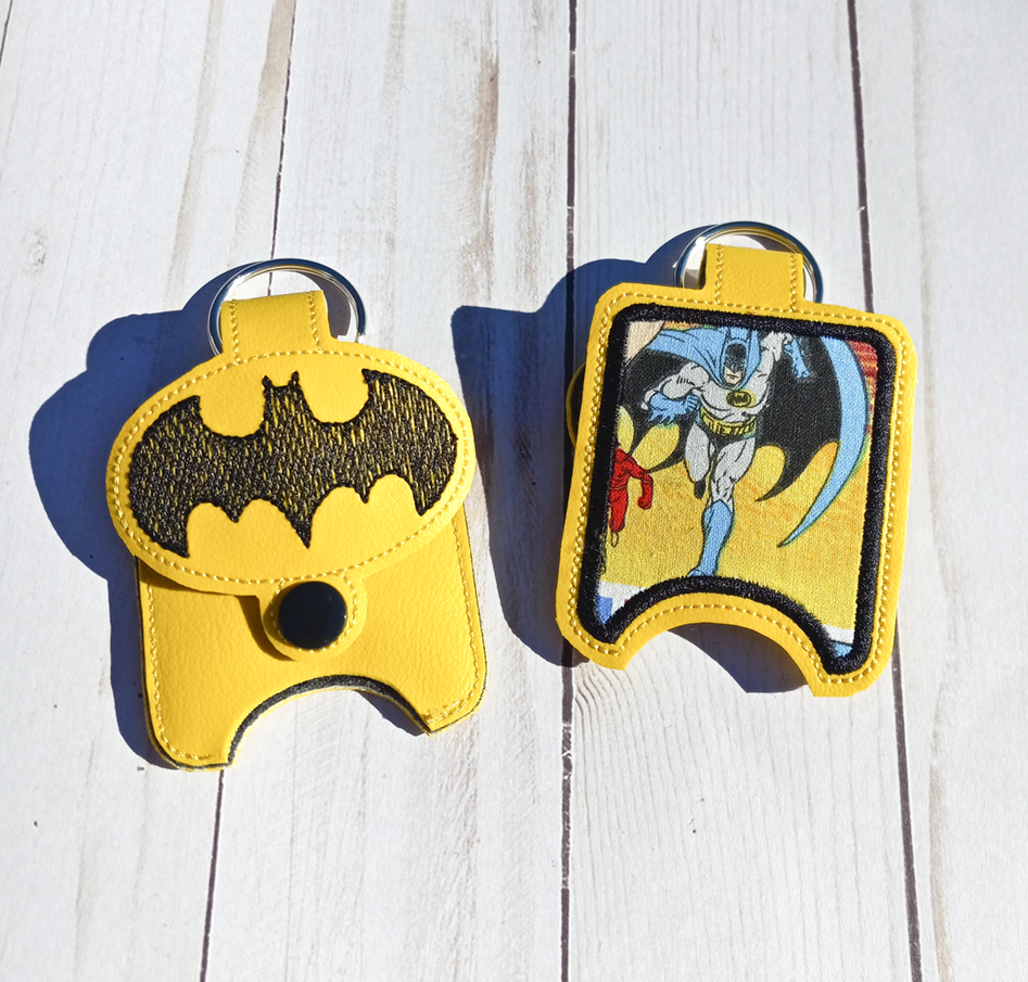 Bat Signal Hand Sanitizer Holders