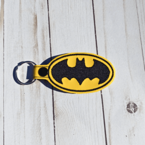 Bat Symbol Key Fob