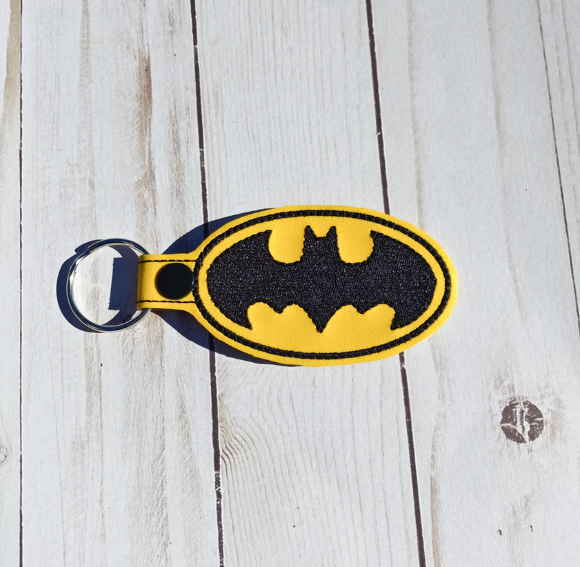 Bat Symbol Key Fob