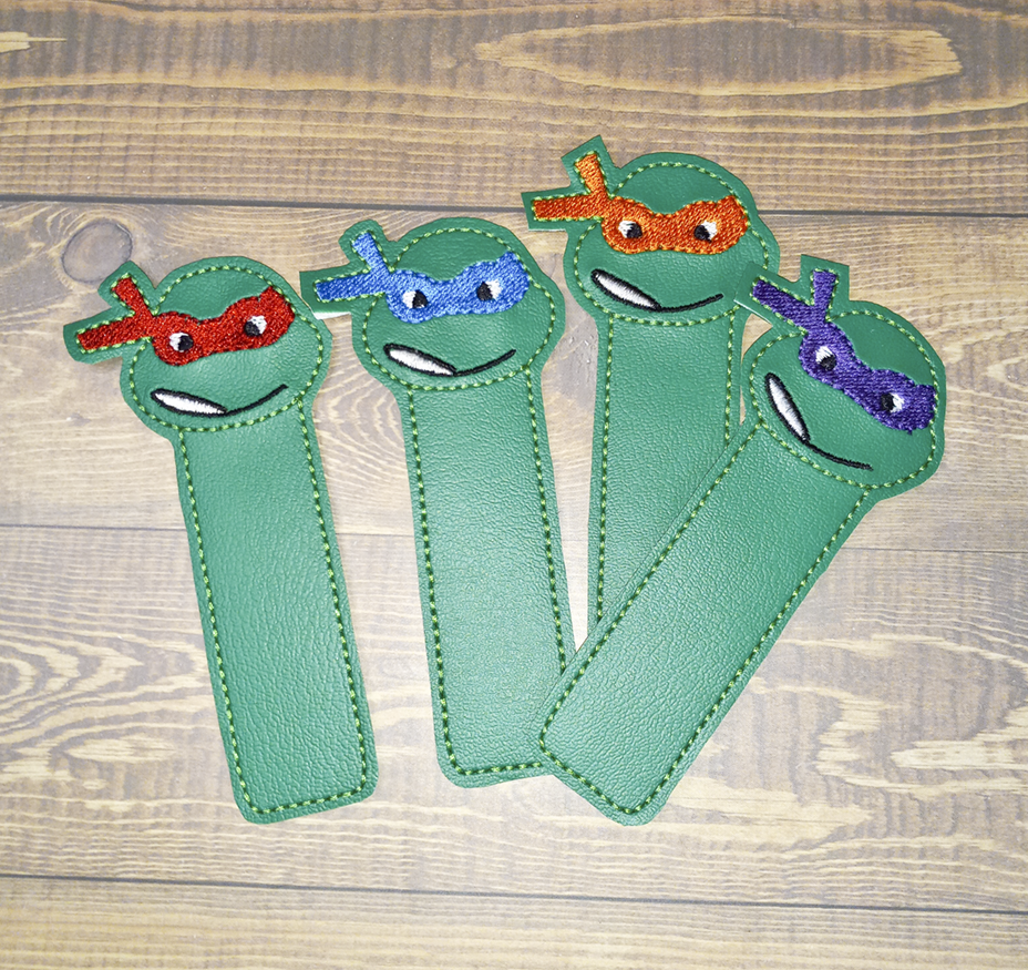 Masked Turtle Bookmark