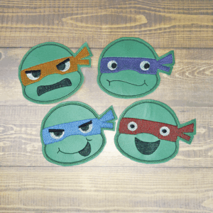 Masked Turtle Faces Wreath Add-on