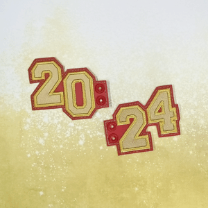 2024 Embroidered Shoe Wings