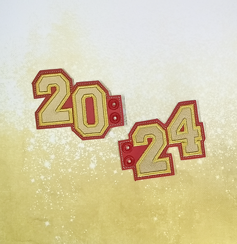 2024 Embroidered Shoe Wings