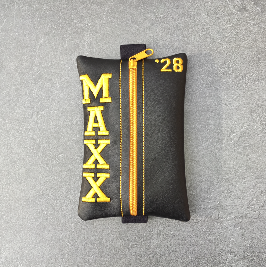 Faux Leather Notebook Pouch