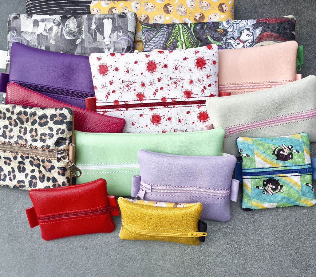 Custom Mini Center Zip Bag