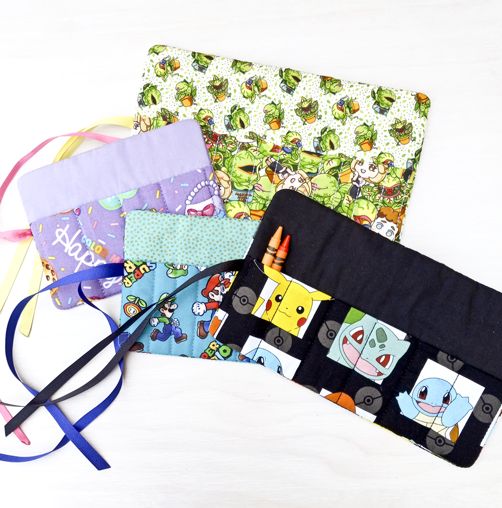 Handmade Fabric Art Rolls