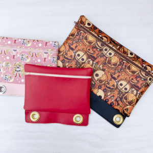 Faux leather Binder Bags