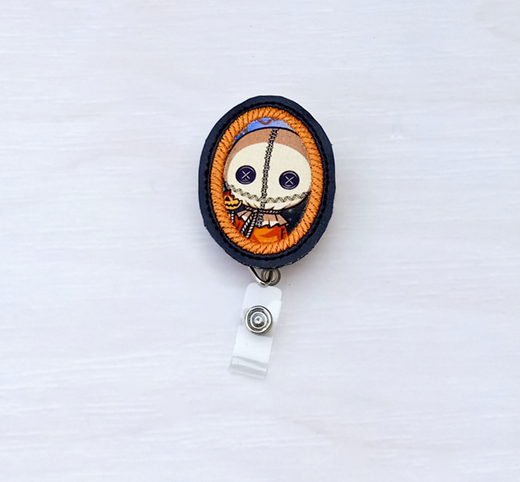 Oval Applique Badge Reel