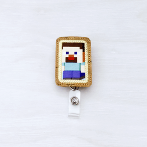 Rectangle Applique Badge Reel