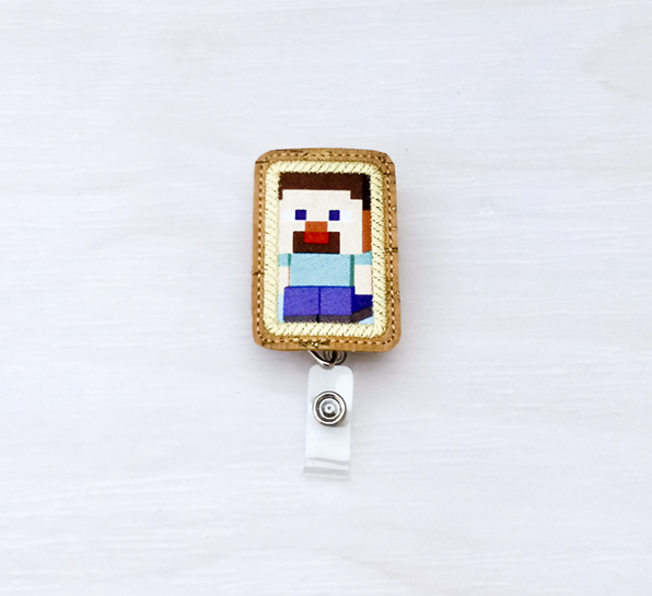 Rectangle Applique Badge Reel