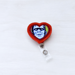 Heart Applique Badge Reel