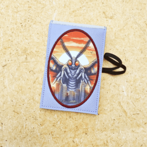 Large Oval Applique Flip Notebook Cover