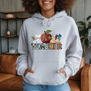 A+ Teacher Shirt Mockup