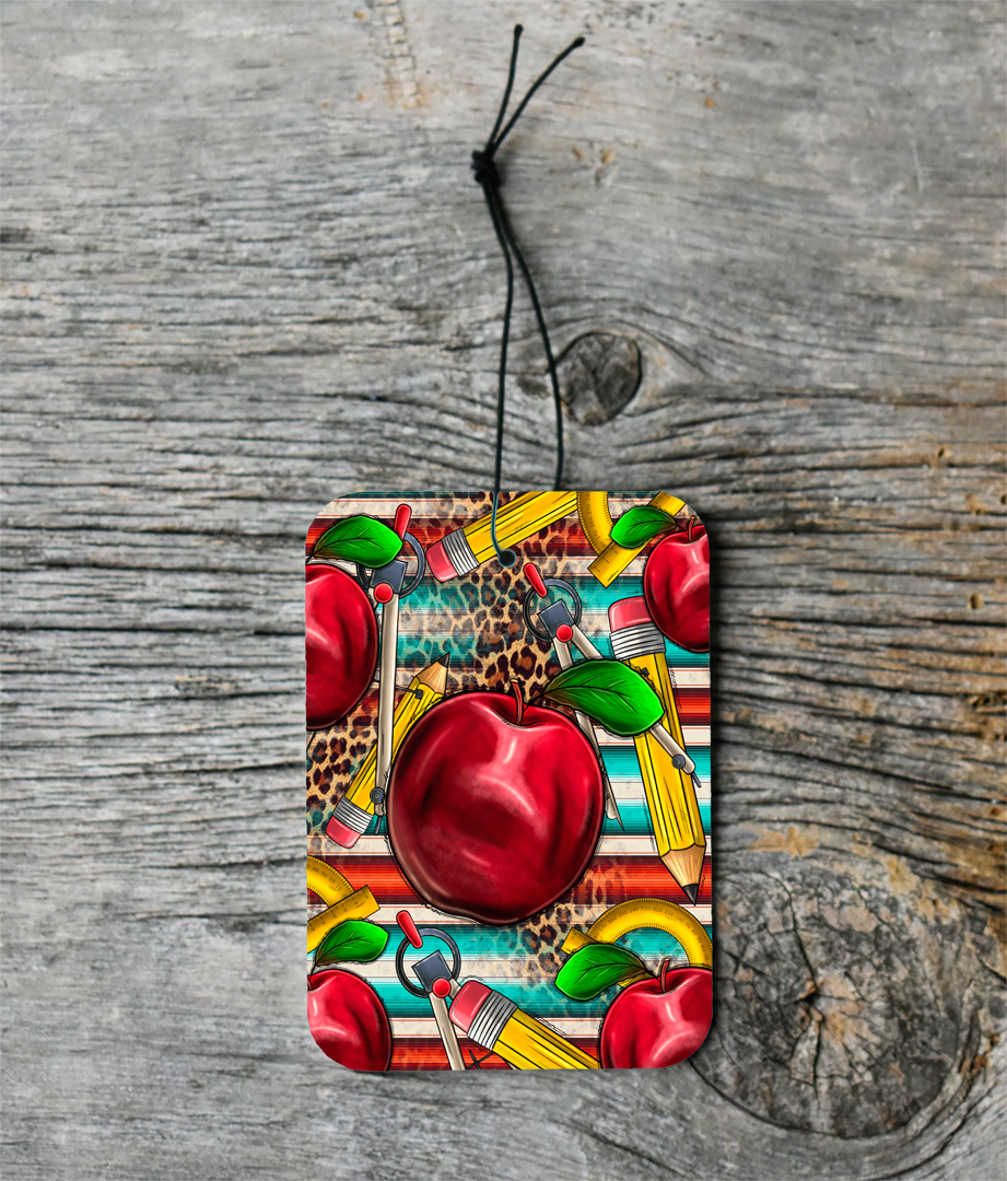 Apples & Pencil Air Freshener Mockup