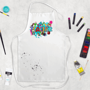Art Teacher Apron Mockup