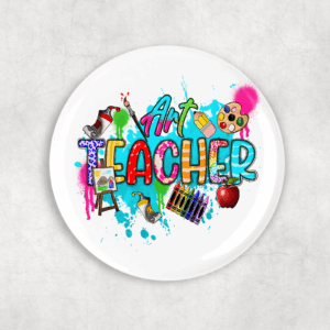 Art Teacher Button Mockup