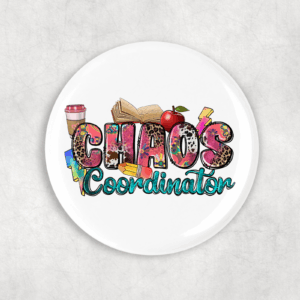 Chaos Coordinator Button Mockup