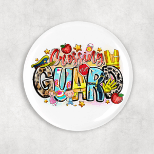 Crossing Guard Button Mockup