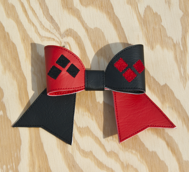 Harlequin Cheer Bow