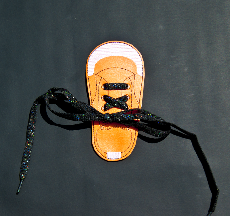 Faux leather Shoe Tying Practice Shoe