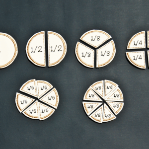 Faux Leather Fraction Pies