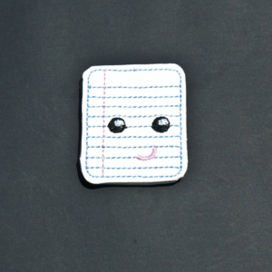 Kawaii Notebook Paper Feltie