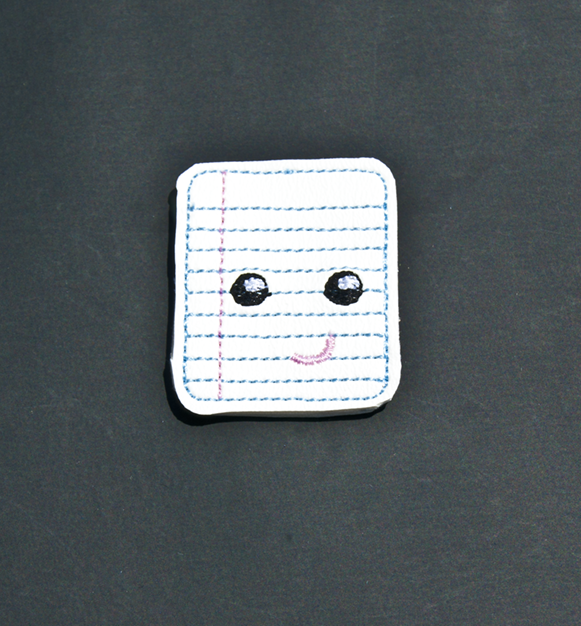 Kawaii Notebook Paper Feltie