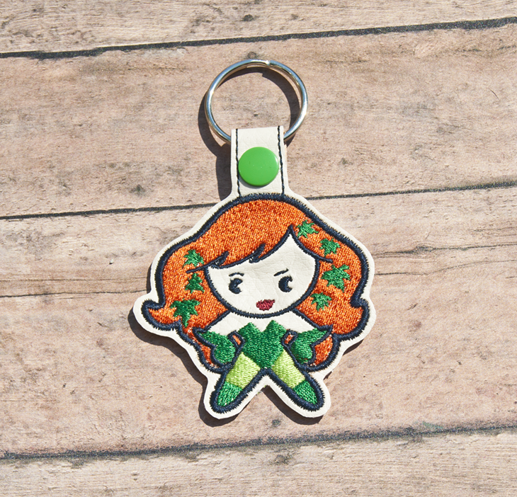 Chibi Plant Girl Key Fob
