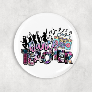 Dance Teacher Button Mockup